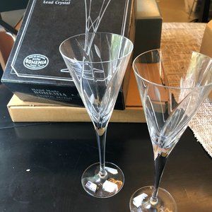 Bohemia Crystal Goblets (2pc)